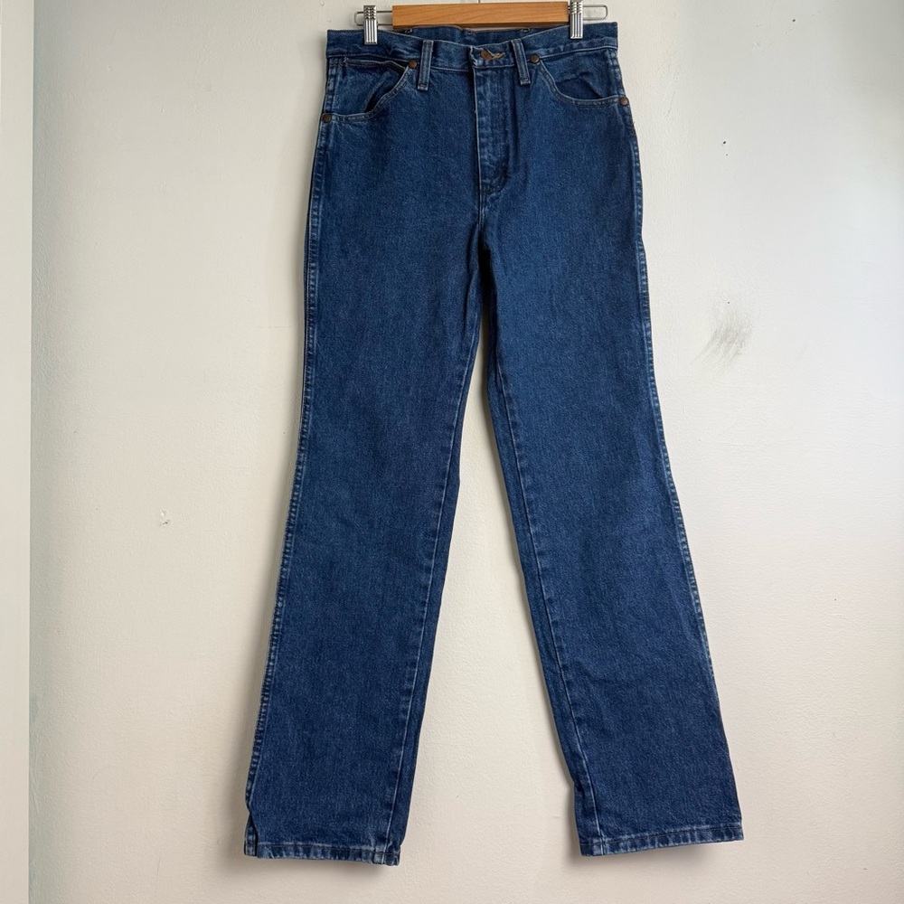 Wrangler 936GBK Cowboy Slim Indigo Bootcut Jeans Size 29 x 32 - Picture 3 of 6